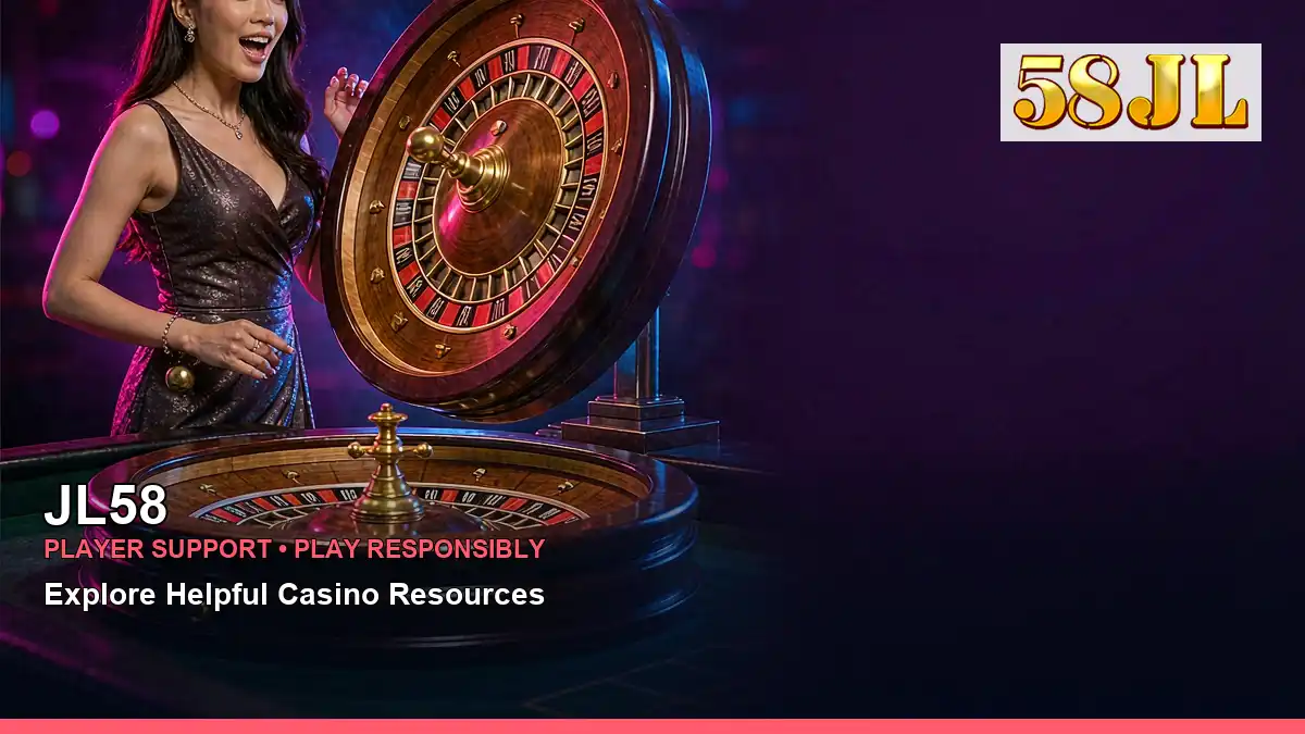 JL58 center symmetric live casino table games highlighting mobile-friendly casino play